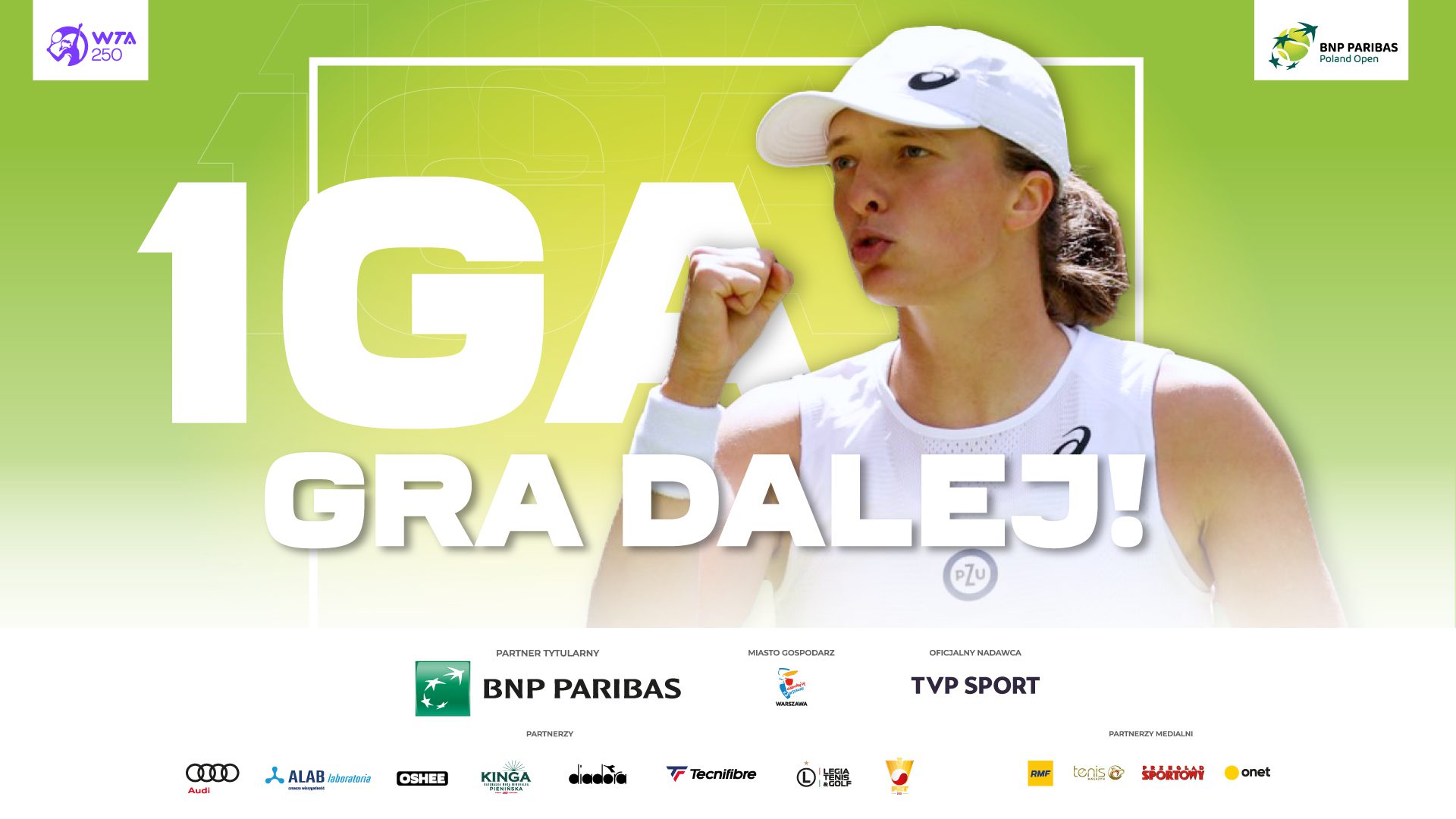 Iga Świątek gra dalej!